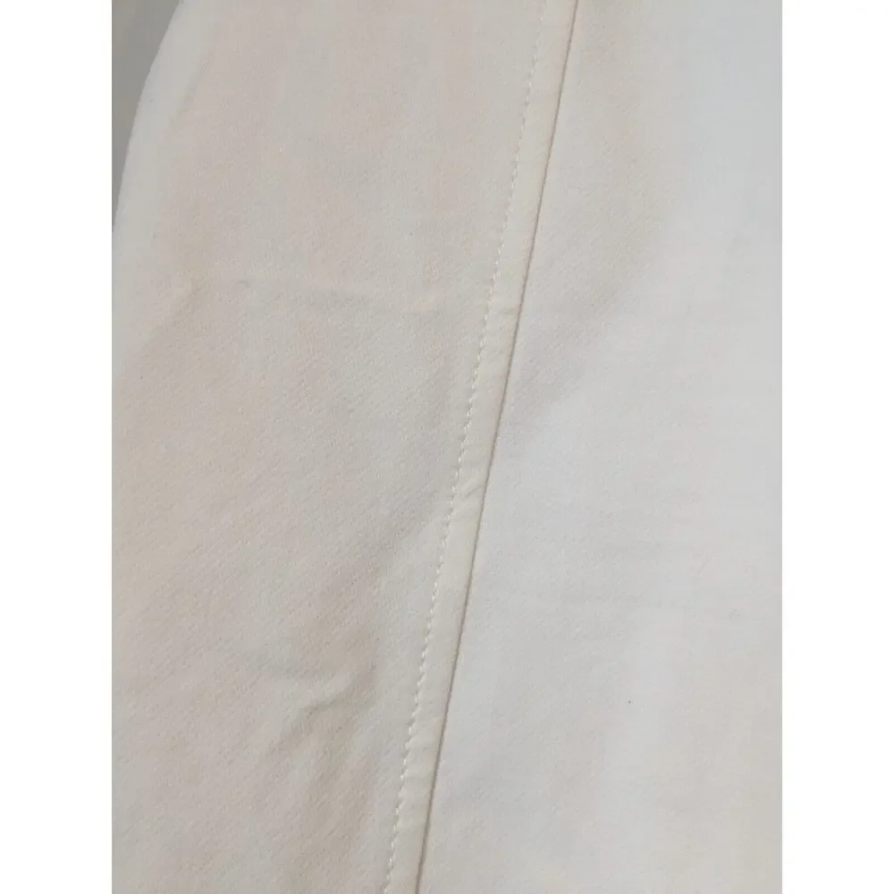 ANN TAYLOR Women's Mini Skirt Y2K Off White Corset Lace Up Front Size NWOT